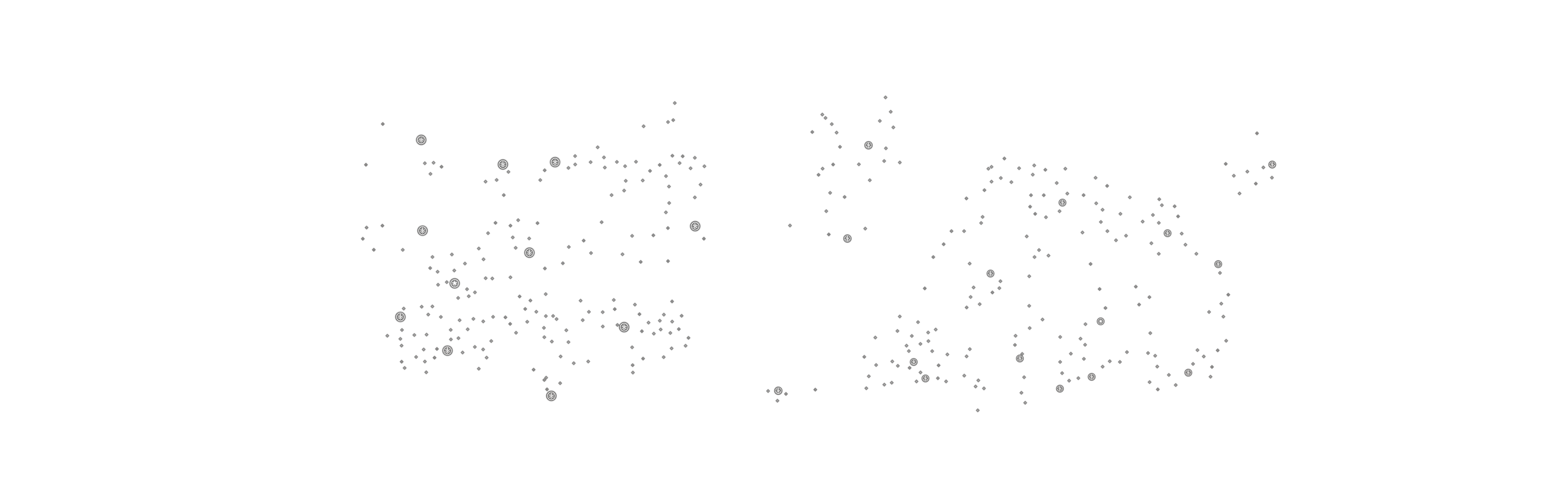 Settlement symbols overlay
